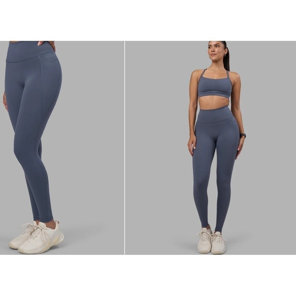 LSKD Fusion Ultra High Rise Full Length Legging Night Shadow, Medium, NWT, NEW - Picture 4 of 13